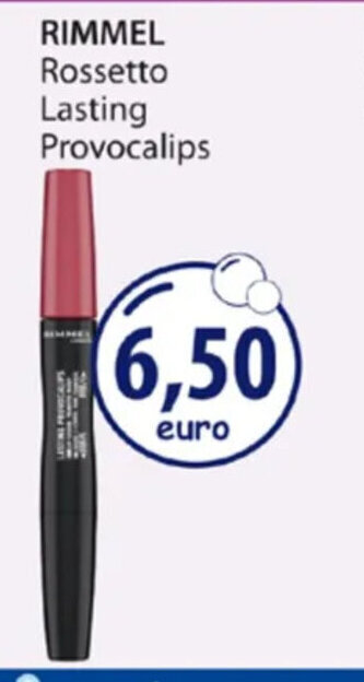 Acqua & Sapone RIMMEL Rossetto Lasting Provocalips offerta