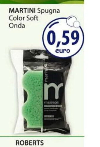Acqua & Sapone MARTINI Spugna Color Soft Onda offerta