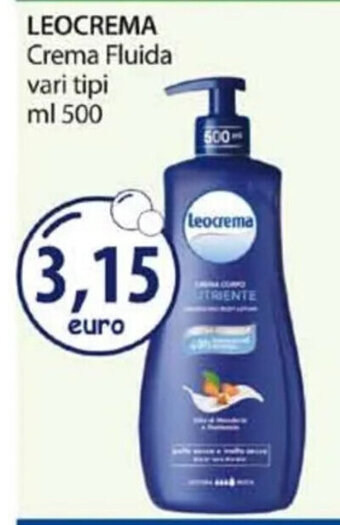 Acqua & Sapone LEOCREMA Crema Fluida vari tipi ml 500 offerta