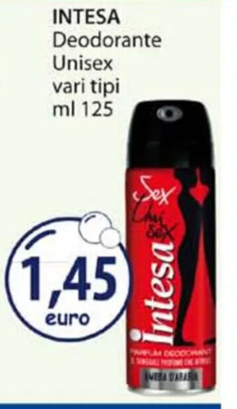 Acqua & Sapone INTESA Deodorante Unisex vari tipi ml 125 offerta
