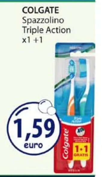 Acqua & Sapone COLGATE Spazzolino Triple Action x1 +1 offerta