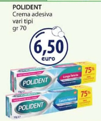 Acqua & Sapone POLIDENT Crema adesiva vari tipi gr 70 offerta