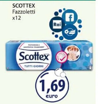 Acqua & Sapone SCOTTEX Fazzoletti x12 offerta