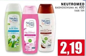 NEUTROMED BAGNOSCHIUMA ML 400 VARI TIPI