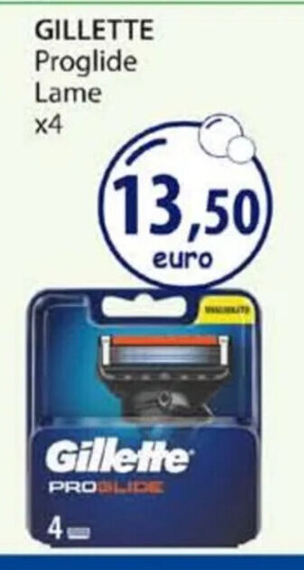 Acqua & Sapone GILLETTE Proglide Lame x4 offerta