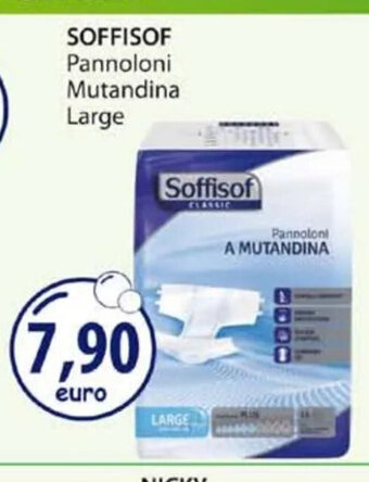 Acqua & Sapone SOFFISOF Pannoloni Mutandina Large offerta