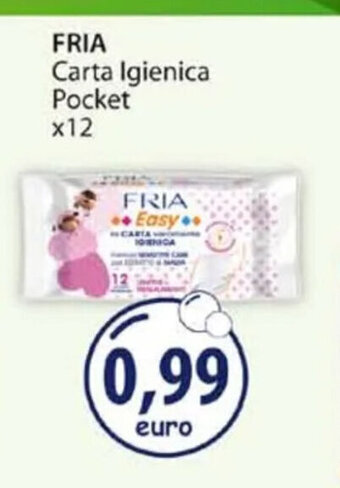 Acqua & Sapone FRIA Carta Igienica Pocket x12 offerta