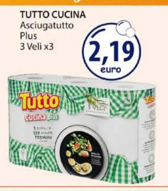 Acqua & Sapone TUTTO CUCINA Asciugatutto Plus 3 Veli x3 offerta