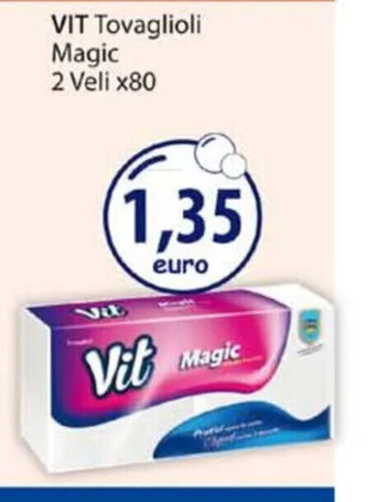 Acqua & Sapone VIT Tovaglioli Magic 2 Veli x80 offerta