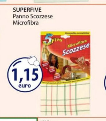 Acqua & Sapone SUPERFIVE Panno Scozzese Microfibra offerta