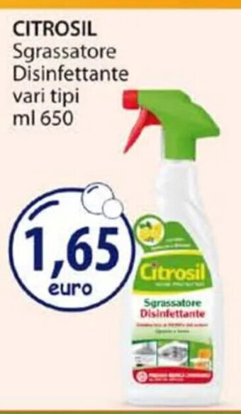 Acqua & Sapone CITROSIL Sgrassatore Disinfettante vari tipi ml 650 offerta