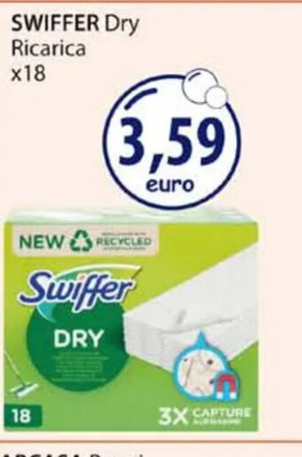 Acqua & Sapone SWIFFER Dry Ricarica x18 offerta