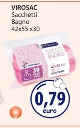 Acqua & Sapone VIROSAC Sacchetti Bagno 42x55x30 offerta