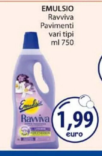 Acqua & Sapone EMULSIO Ravviva Pavimenti vari tipi ml 750 offerta