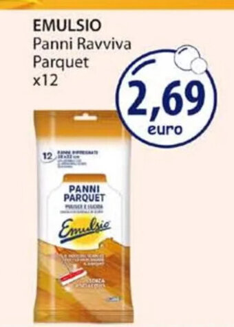 Acqua & Sapone EMULSIO Panni Ravviva Parquet x12 offerta