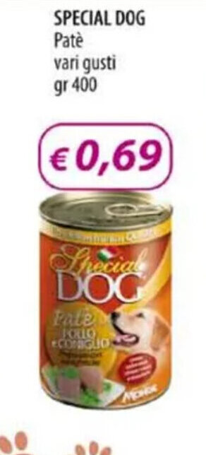 SPECIAL DOG Pate vari gusti gr 400