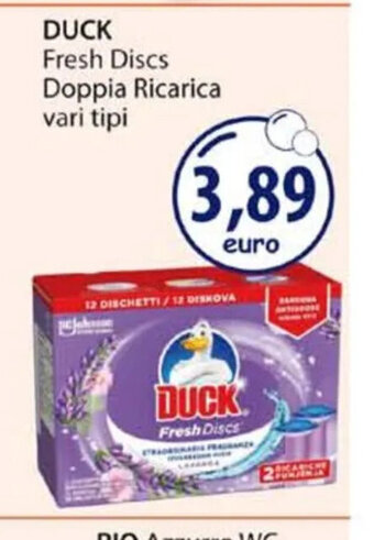 Acqua & Sapone DUCK Fresh Discs Doppia Ricarica vari tipi offerta