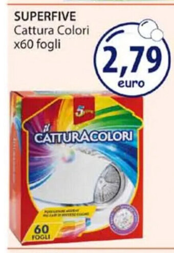 Acqua & Sapone SUPERFIVE Cattura Colori x60 fogli offerta