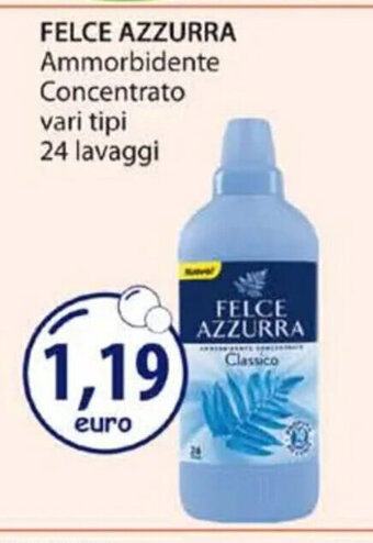Acqua & Sapone FELCE AZZURRA Ammorbidente Concentrato vari tipi 24 lavaggi offerta