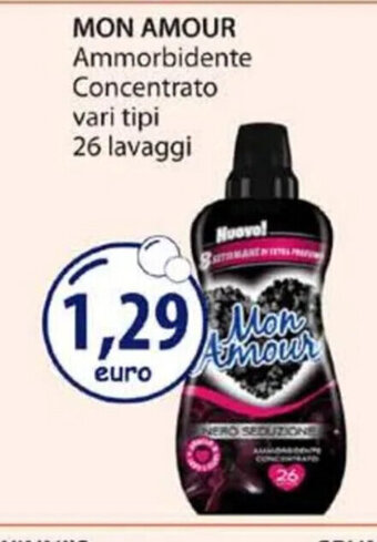 Acqua & Sapone MON AMOUR Ammorbidente Concentrato vari tipi 26 lavaggi offerta