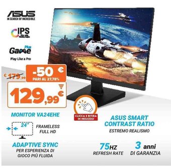 Expert ASUS MONITOR VA24EHE offerta