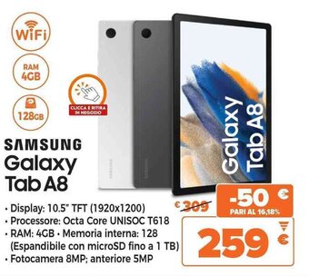 Expert SAMSUNG Galaxy Tab A8 offerta