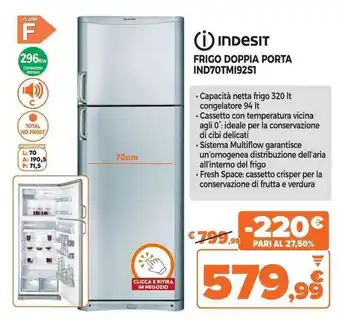 Expert FRIGO DOPPIA PORTA IND70TM192S1 offerta
