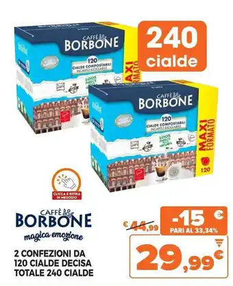 Expert 2 CONFEZIONI DA 120 CIALDE DECISA TOTALE 240 CIALDE offerta