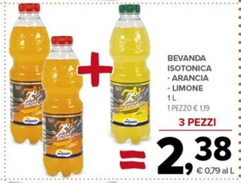 Todis BEVANDA ISOTONICA - ARANCIA - LIMONE 1L offerta