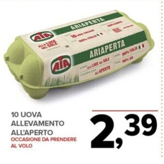 Todis 10 UOVA ALLEVAMENTO ALL'APERTO offerta
