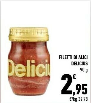 Conad Delicius Filetti Di Alici offerta
