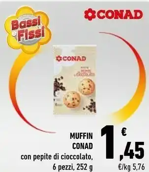 Conad Delicius Conad Muffin offerta