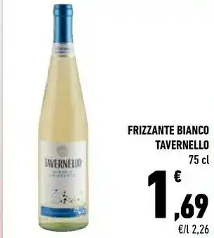 Conad Tavernello Vino Bianco Frizzante 750 G(ml) offerta