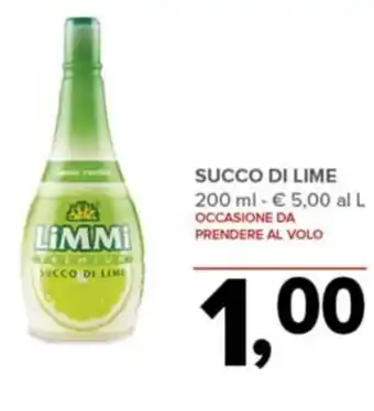 SUCCO DI LIME 200 ml - € 5,00 al L