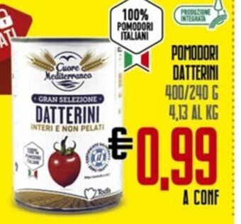 Todis POMODORI DATTERINI 400/240 g offerta
