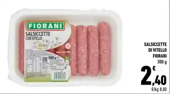 Conad Fiorani Salsiccette Di Vitello offerta