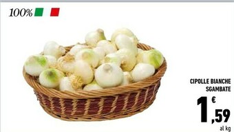 Conad Cipolle Bianche Sgambate offerta