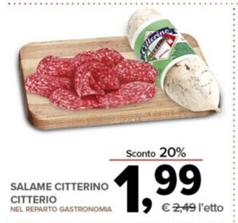 Todis SALAME CITTERINO CITTERIO offerta