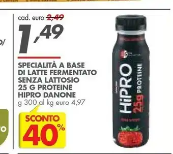 Italmark Danone Hipro Gusto Vaniglia Cookie 300 G(ml) offerta