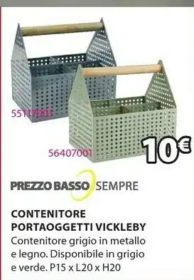 JYSK Contenitore Protaoggetti Vickleby offerta