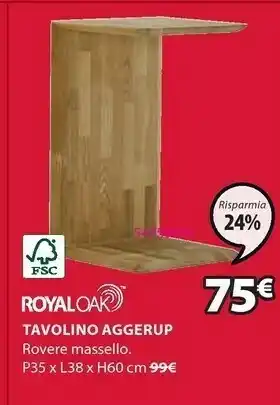 JYSK Tavolino Aggerup offerta