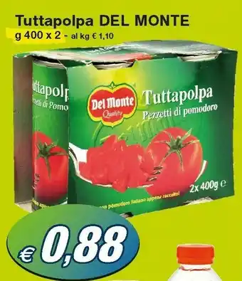 Prix Quality Del monte Tuttapolpa 400 G(ml) offerta