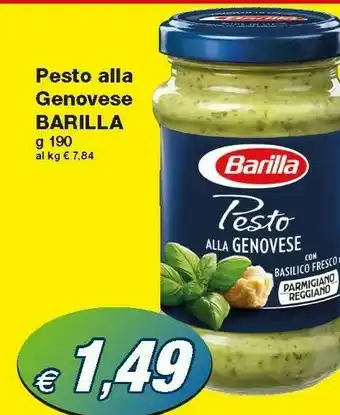 Prix Quality Barilla Pesto Alla Genovese offerta