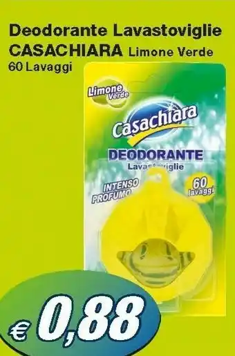 Casachiara Deodorante Lavastoviglie Limone Verde