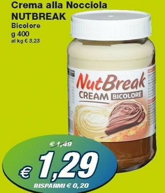 Prix Quality Nutbreak Crema Alla Nocciola offerta