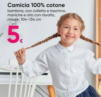 Pepco Camicia 100% Cotone offerta