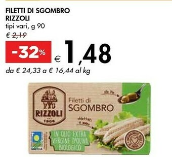 Bennet Rizzoli Filetti Di Sgombro Piccanti 90 G(ml) offerta