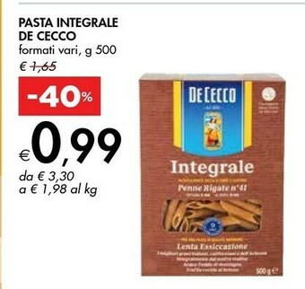 De Cecco Integrale Pasta Mista N. 120 500 G(ml)