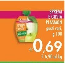 Bennet Plasmon Spremi E Gusta Mela 100 G(ml) offerta