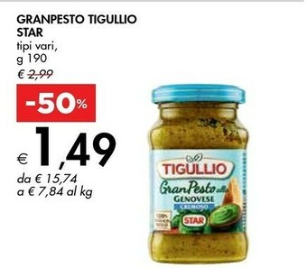 Bennet Star GranPesto Alla Genovese Tigullio 190 G(ml) offerta